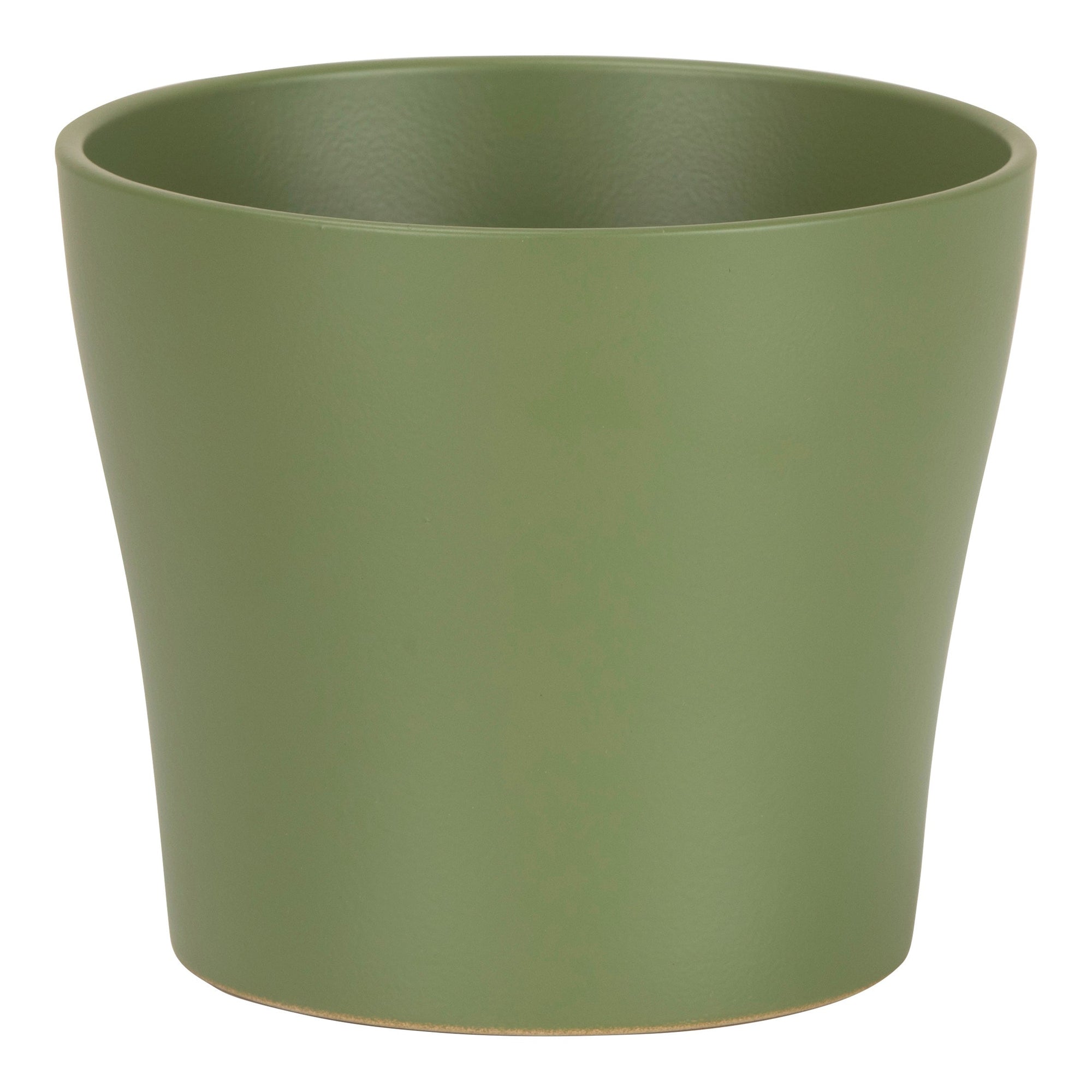 8.25" Oliva Ceramic Colorful Mix Pot in green