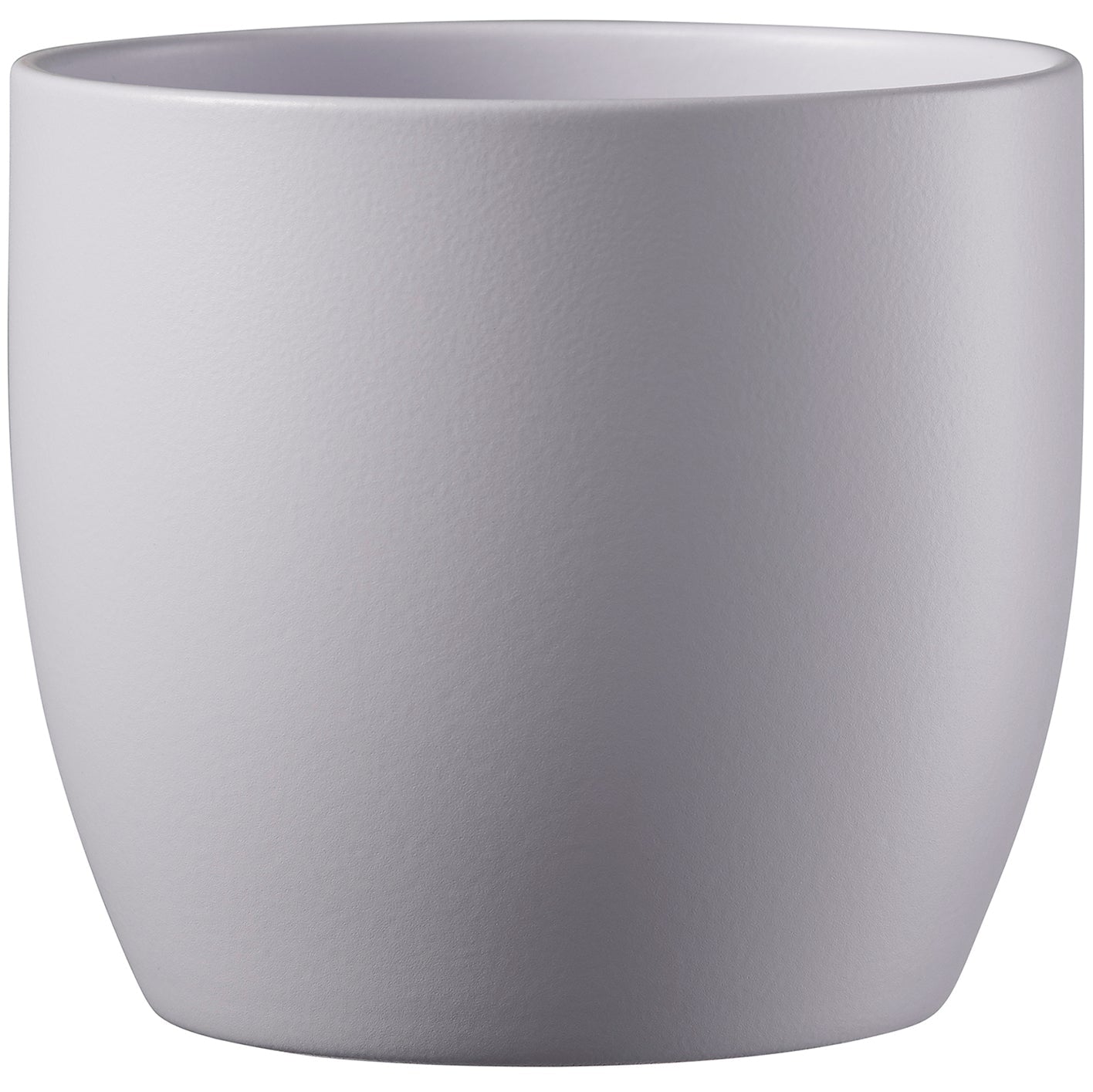 8.3" Matte Lavender Ceramic Pot, Waterproof, Made in Germany