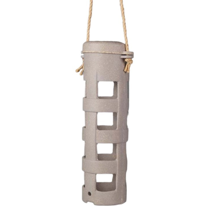 Suet Ball Feeder made from straw, eco-friendly and frost-proof, for indoor and outdoor use.