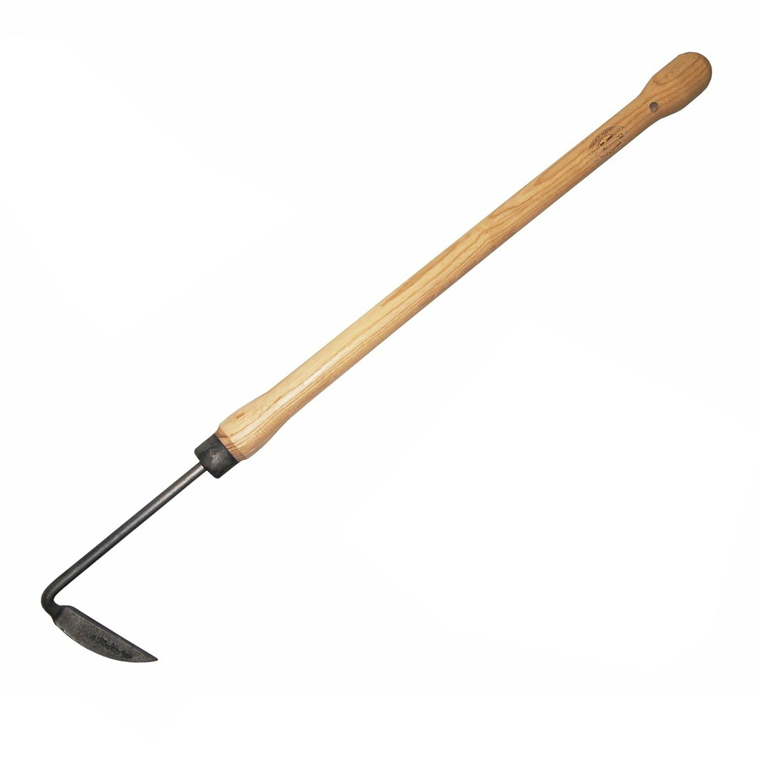 DeWit Cape Cod right hand drop grip weeder with ash handle, 26" length, tempered boron steel head.