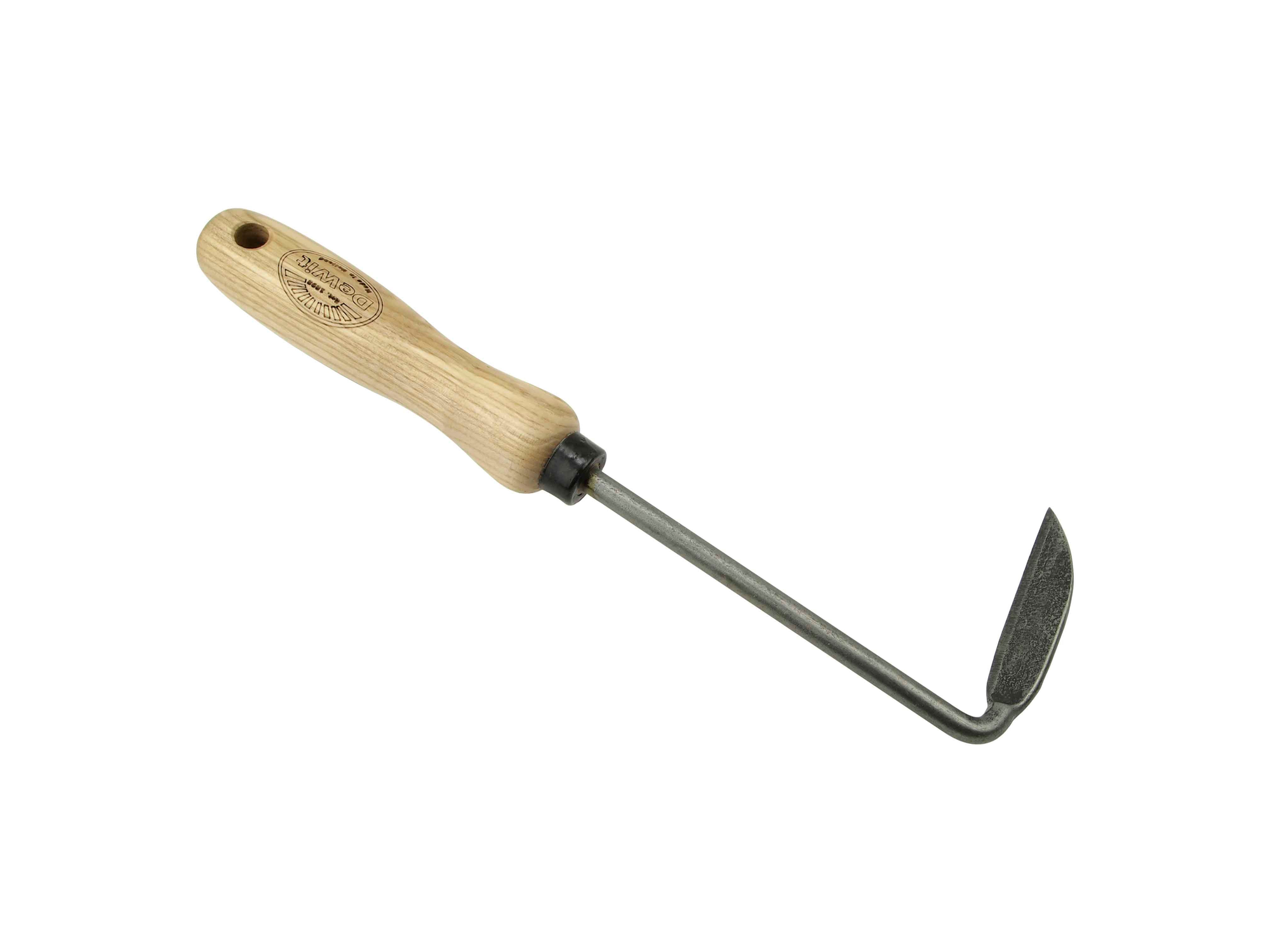 DeWit Cape Cod Right Hand Weeder with ash handle and boron steel head.