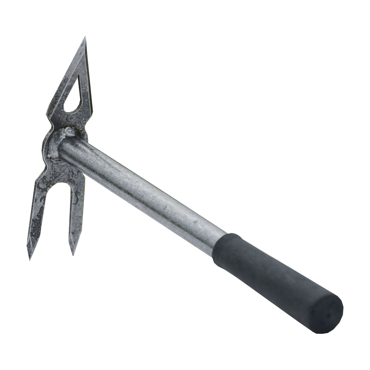 DeWit Comby Tool - 2-Tine Cultivator and Diamond Hoe with ergonomic grip.