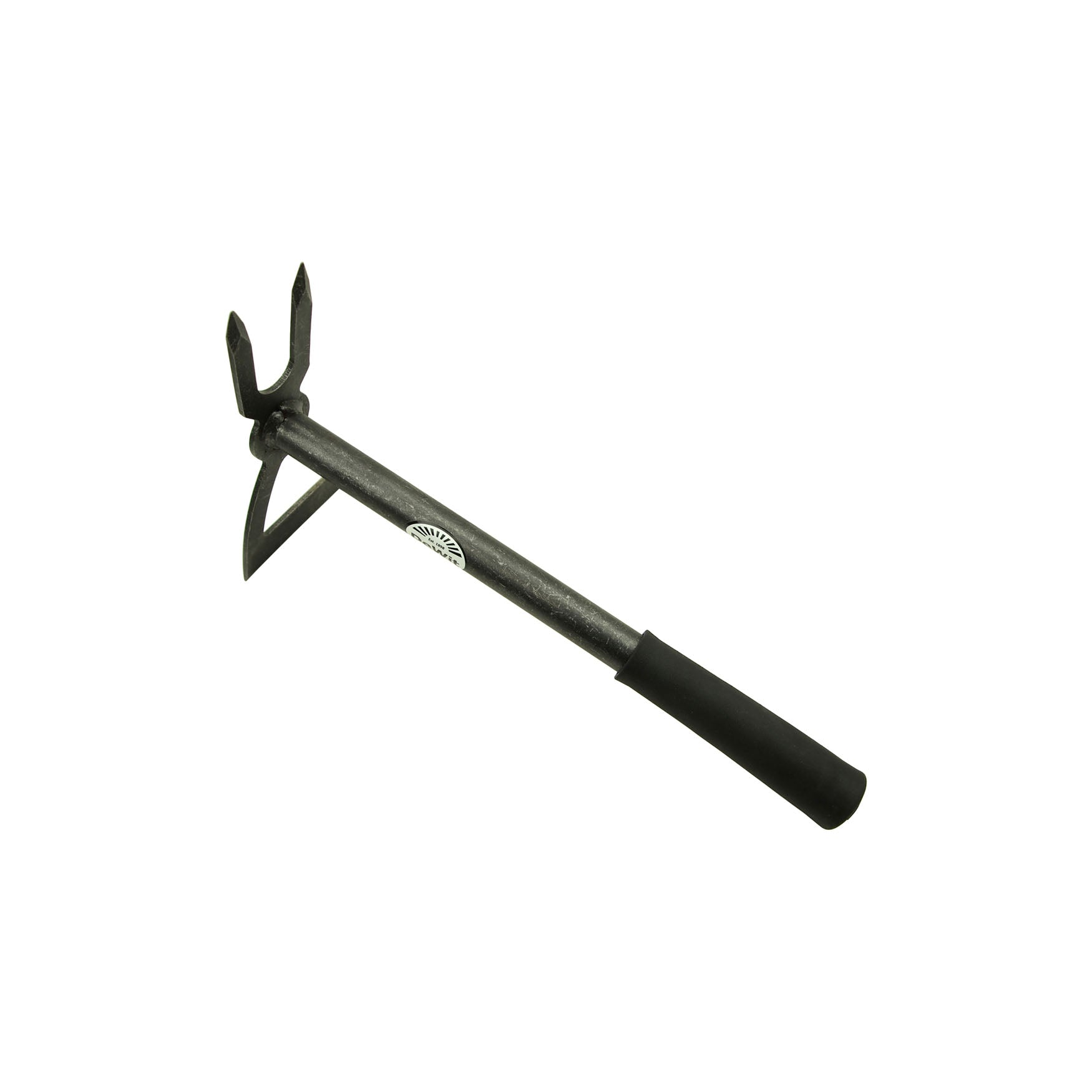 DeWit Comby Tool - 2-Tine Cultivator and Wide Edge Hoe, 14" Total Length