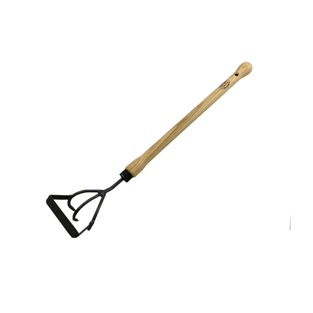 DeWit Drop Grip Cultivator Stirrup Hoe with dual-function design and durable construction; ideal for compact spaces.