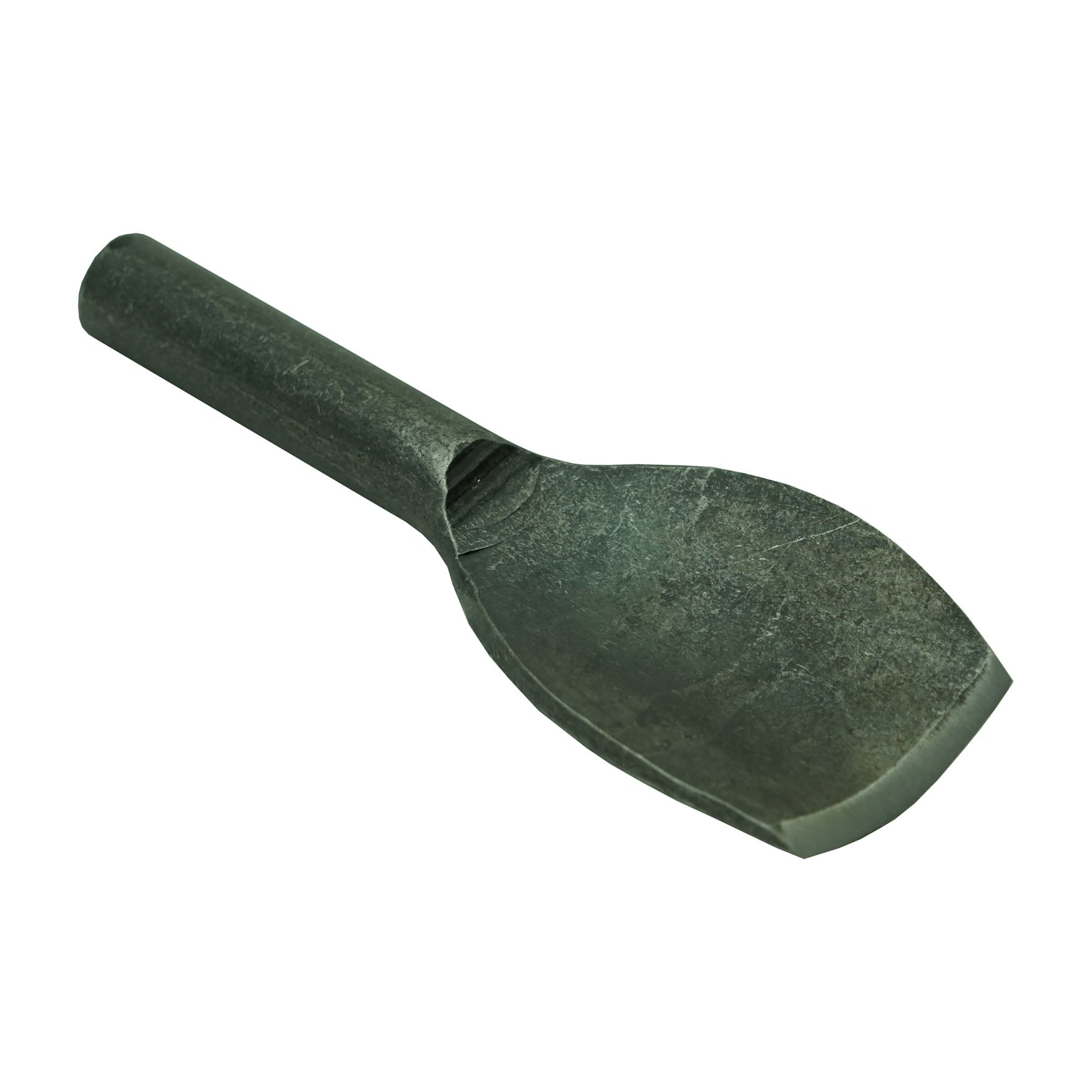 DeWit Flat Nose Trowel, 10.6" L x 3.6" W, hand-forged from recycled steel, durable garden tool with sharp edge for planting.