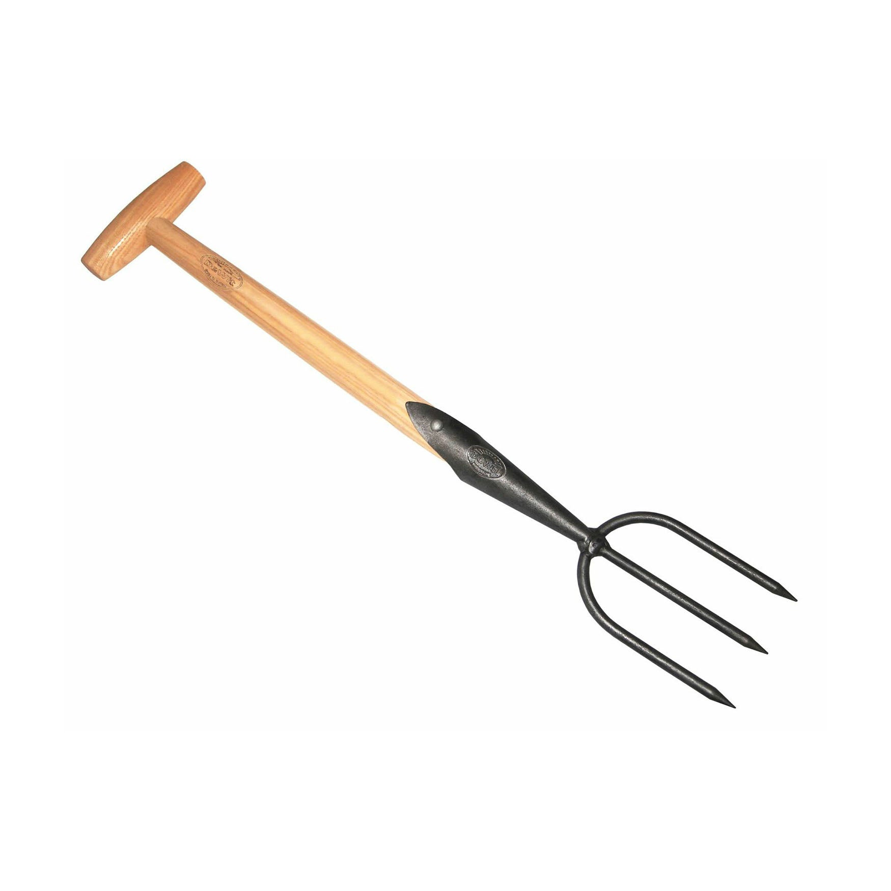 DeWit Fork - Perennial with T-Grip handle and tempered boron steel head.