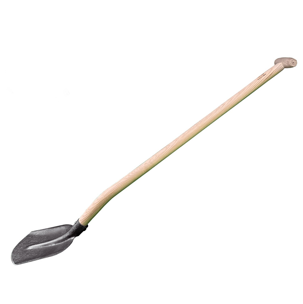 DeWit Medium T-Handle Shovel with flat head, ergonomic design, and ash hardwood handle.