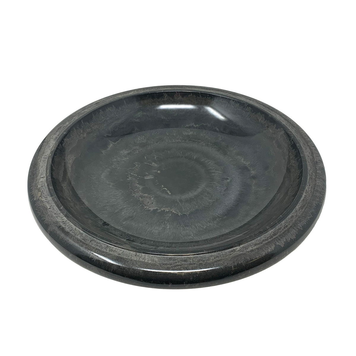 Fiber Clay Lightweight 19&quot; Dia Birdbath Top, Gray