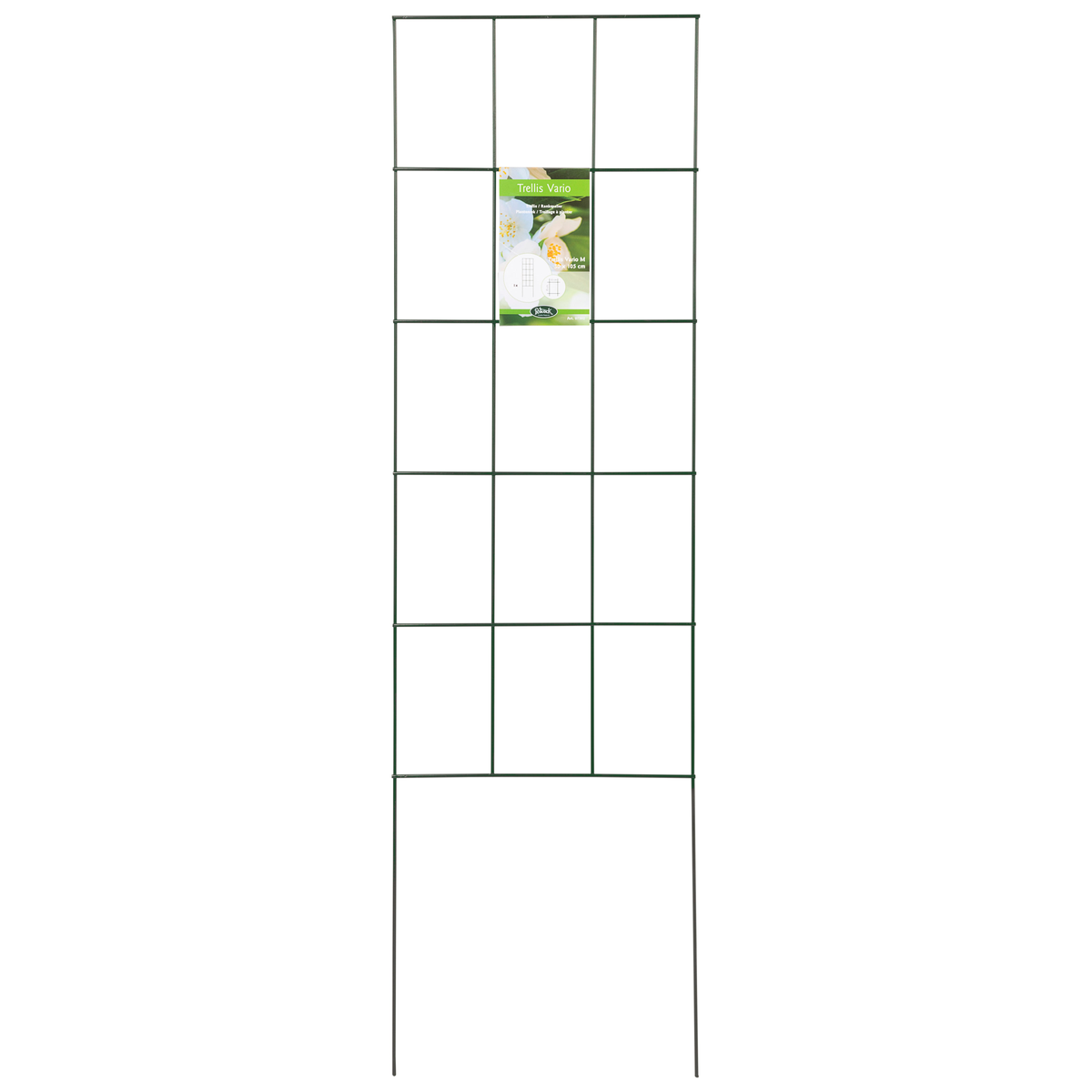 Rectangle Plant Trellis 11.8&quot;L x 42&quot;H, sturdy support for climbing plants with durable powder coating.