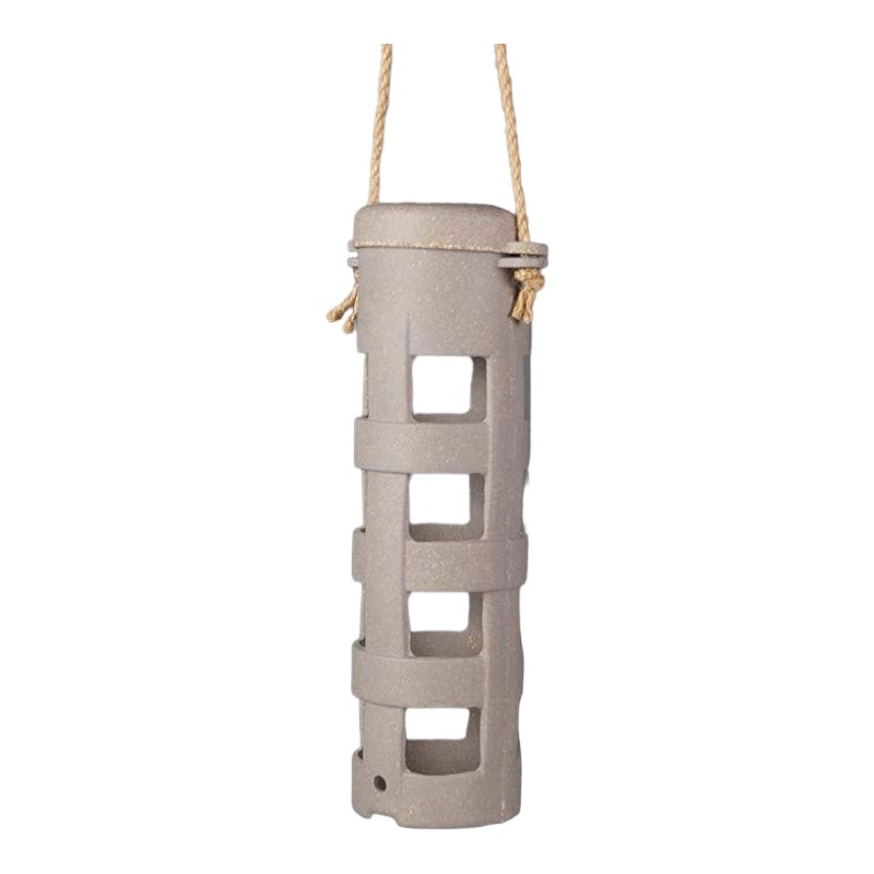 Suet Ball Feeder made from straw, eco-friendly and frost-proof, for indoor and outdoor use.