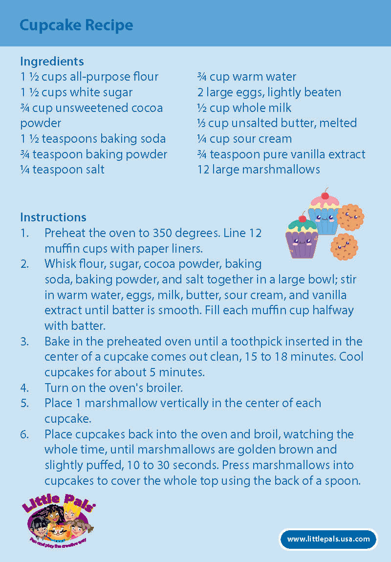 Little Pals 14-Piece Kids Baking Set, Blue - Garden Your Way 