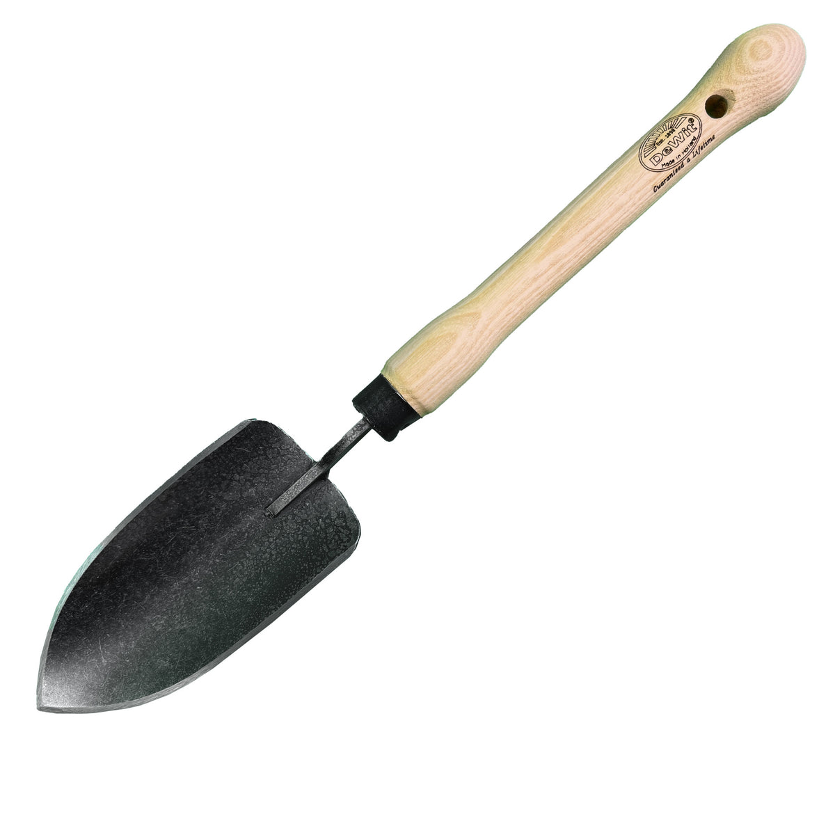 DeWit Welldone Trowel with Midize 10&quot; Handle, Head: 6.3&quot;L x 3&quot;W; Total: 15&quot;