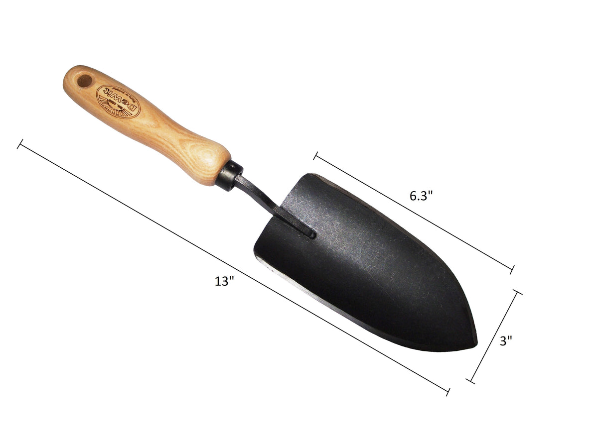 DeWit Welldone Trowel, Head: 6.3&quot;L x 3&quot;W, Total length: 13&quot;L, Weight: 0.5lbs.