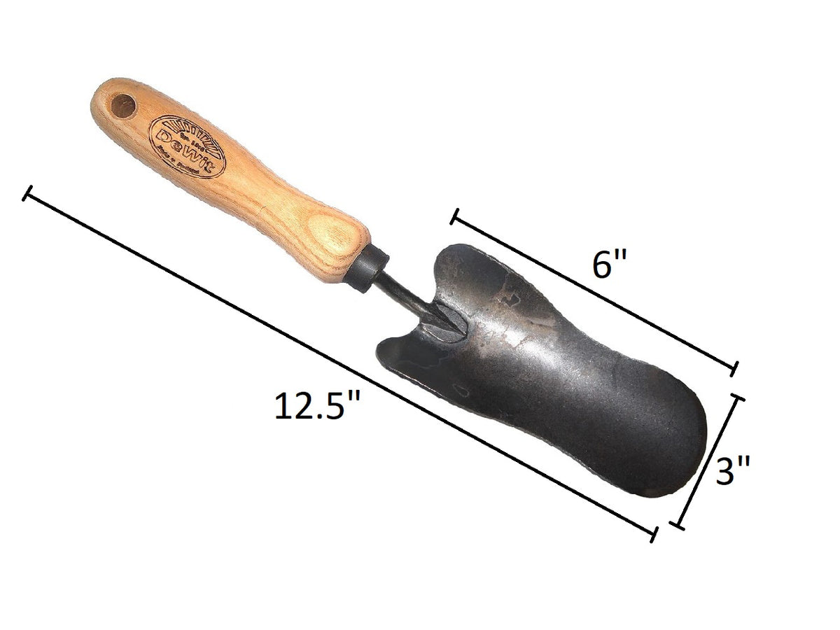 DeWit Medium Victorian Trowel, Head: 6&quot;L x 3&quot;W Total: 12.5&quot;L 0.6lbs