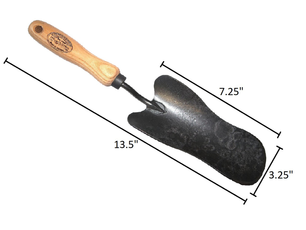 DeWit Large Victorian Trowel, Head: 7.25&quot;L x 3.25&quot;W Total: 13.5&quot;L 0.7lbs