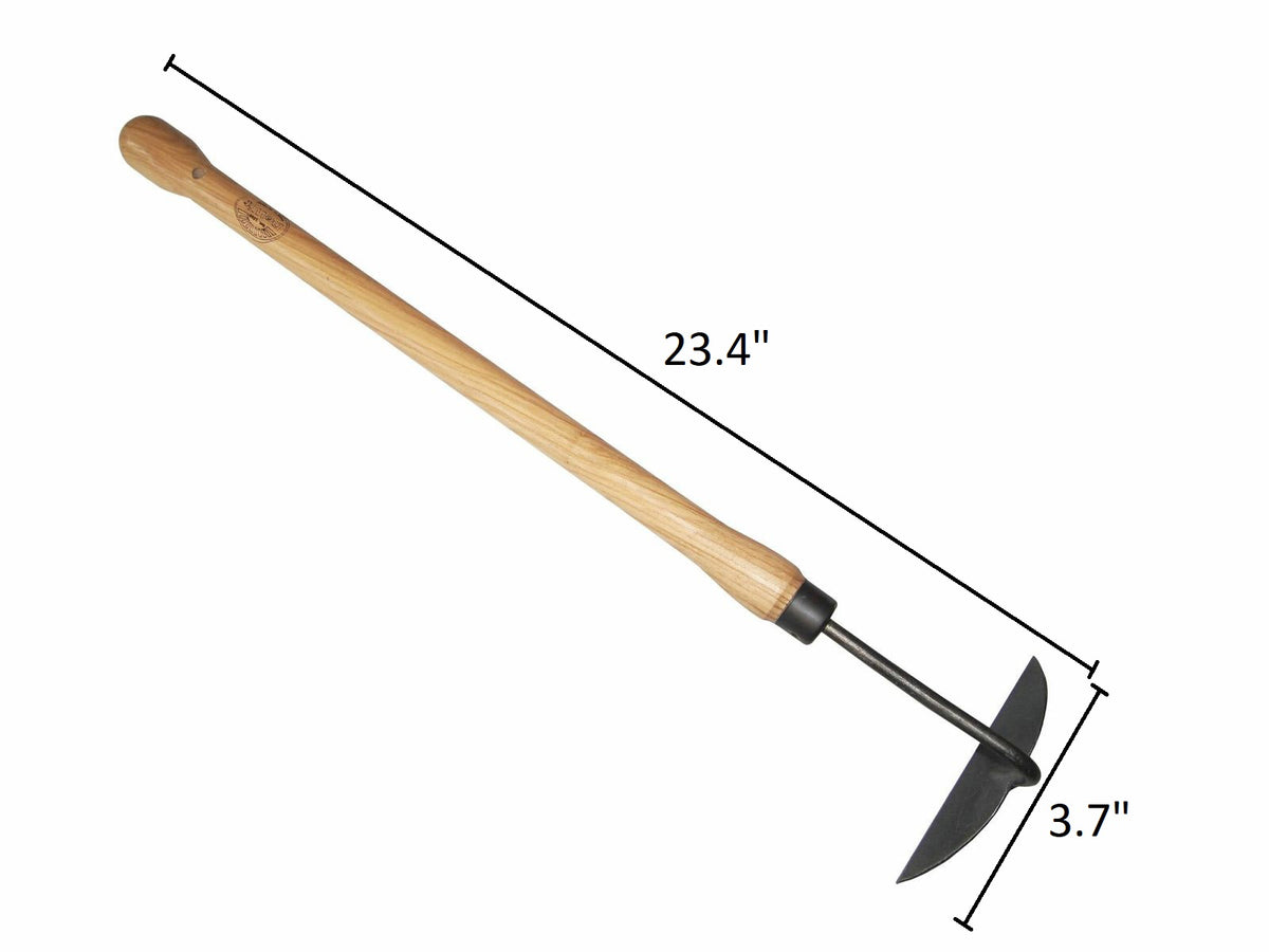 DeWit Drop Grip Onion Hoe; Head: 3.7&quot;W Total: 23.4&quot;L 0.6lbs