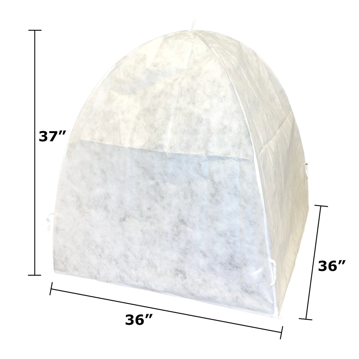 Giant Easy Fleece Dome Plant Protection Cloche, 36&quot;L x 36&quot;W x 37&quot;H, offers insulation against frost and pests.