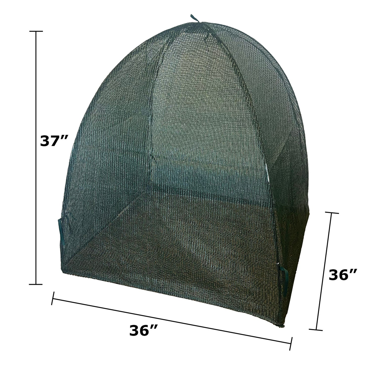 Giant Easy Net Dome Plant Protection Cloche, 36&quot; x 36&quot; x 37&quot;, UV-stabilized mesh, garden cloche protection.