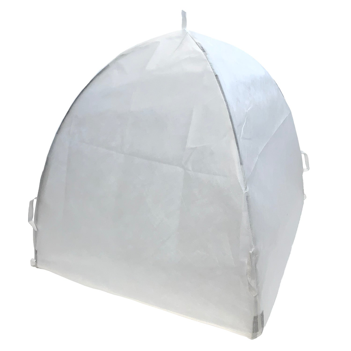 Standard Easy Fleece Dome Plant Protection Cloche, 22-inch, UV-stabilized fleece with steel hoops.