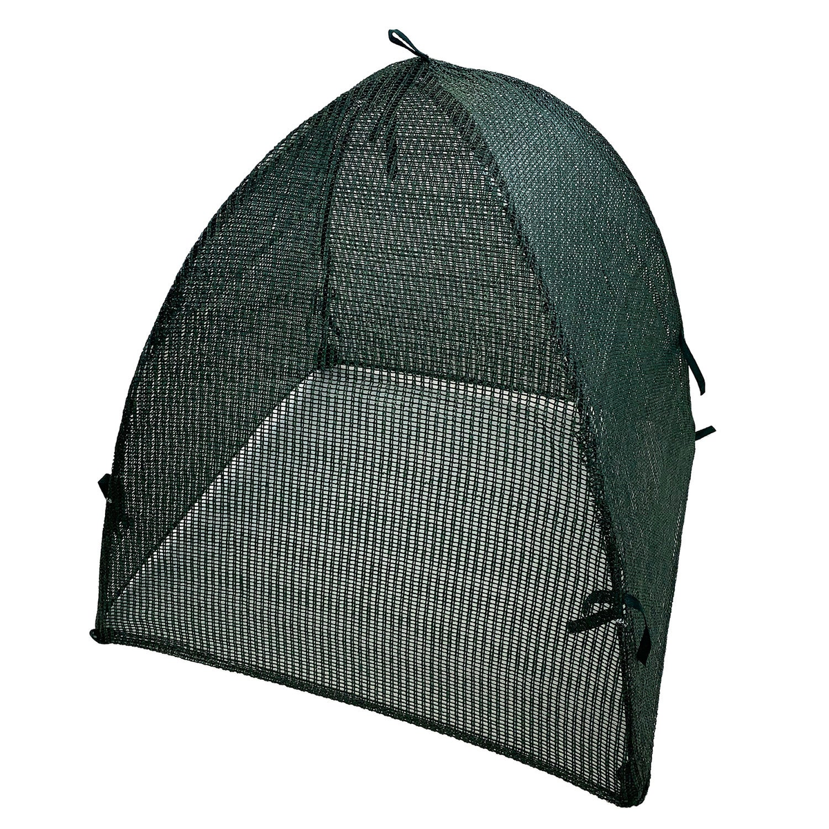 Standard Easy Net Dome Plant Protection Cloche made of UV-stabilized mesh, 22&quot; dimensions.