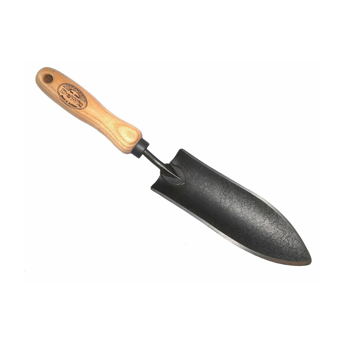 DeWit Transplant Trowel, Head: 7&quot;L x 2.25&quot;W Total: 14&quot;L 0.5lbs