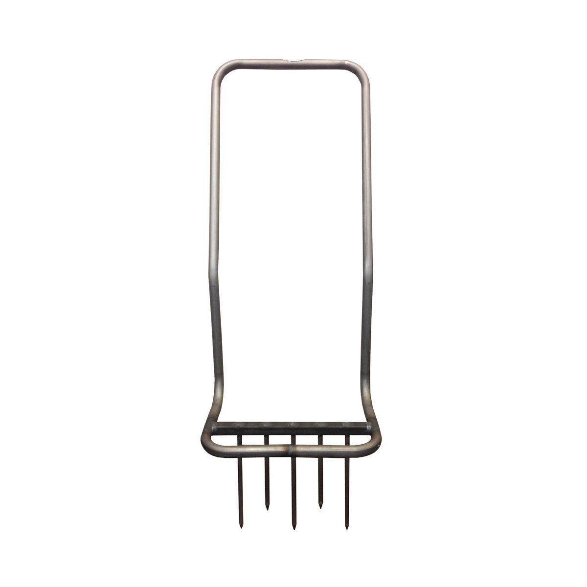 DeWit Galvanized Broadfork Grelinette with robust forged tines for eco-friendly gardening.