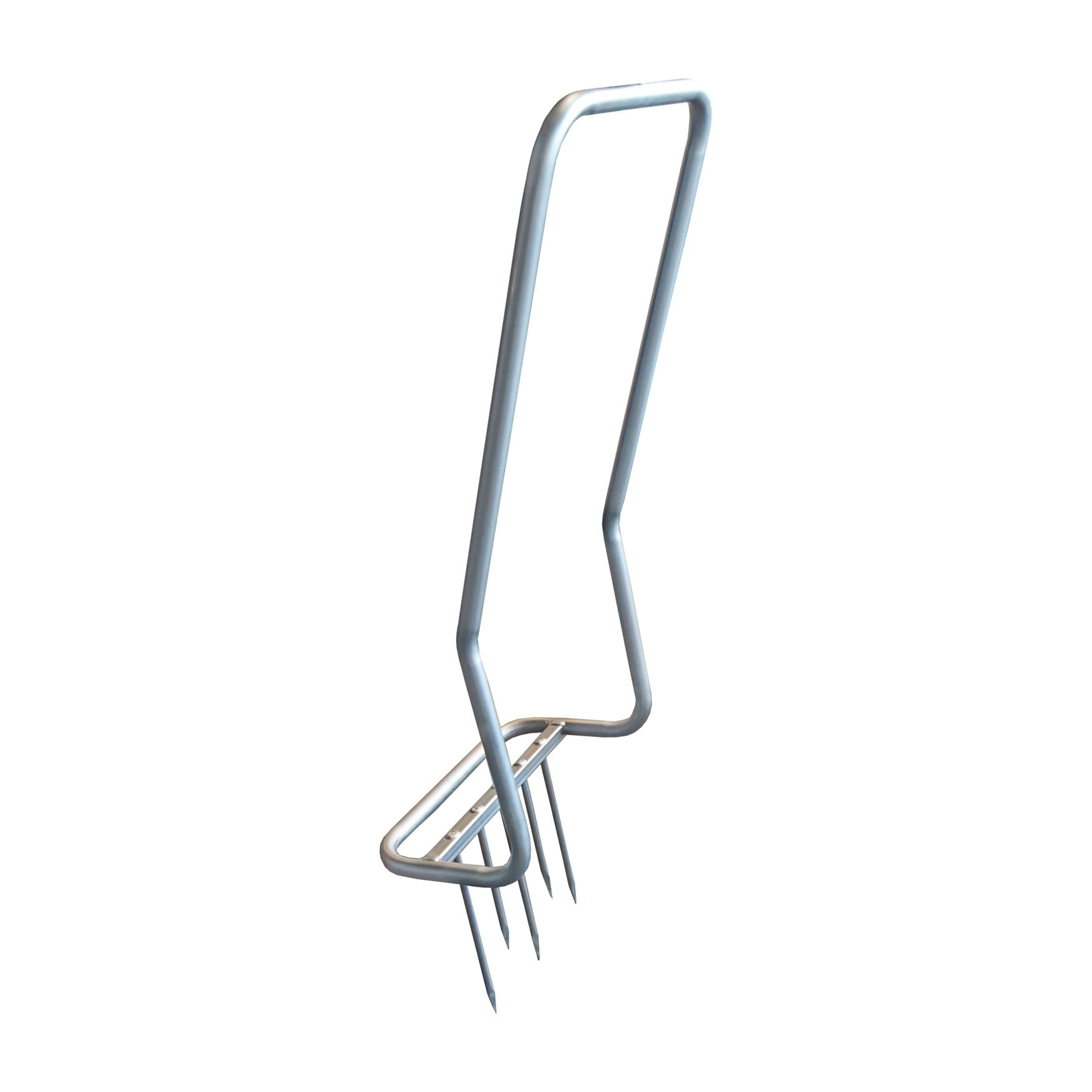 DeWit Galvanized Broadfork Grelinette with robust forged tines for efficient bed preparation.