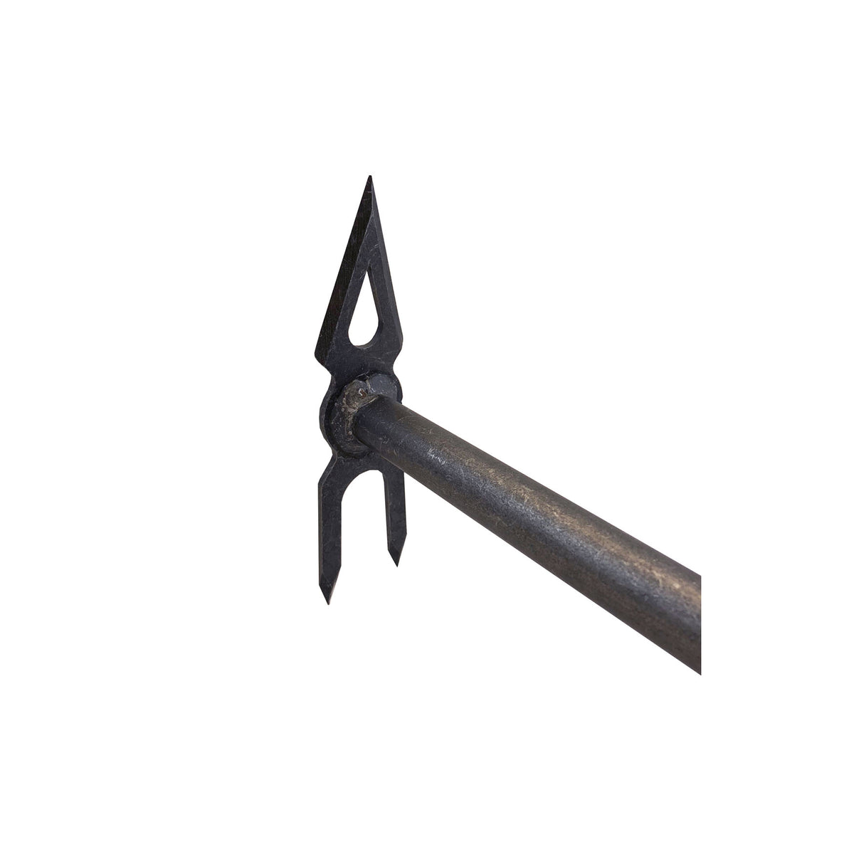 DeWit Comby Long Handle Tool - 2-Tine Cultivator and Diamond Shaped Hoe, Head: 8&quot;L x 2.8&quot;W Total: 33&quot;L