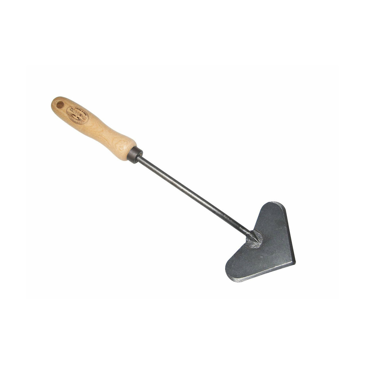 DeWit Heart Shape Push Hoe, Head 2.75&quot;L x 4&quot;W; Total 13.25&quot;L