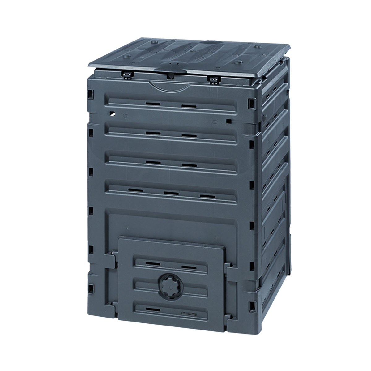 79 Gallon Capacity Eco Master Composter, made from recycled polypropylene, 25.6&quot;L x 23.6&quot;W x 35.5&quot;H.