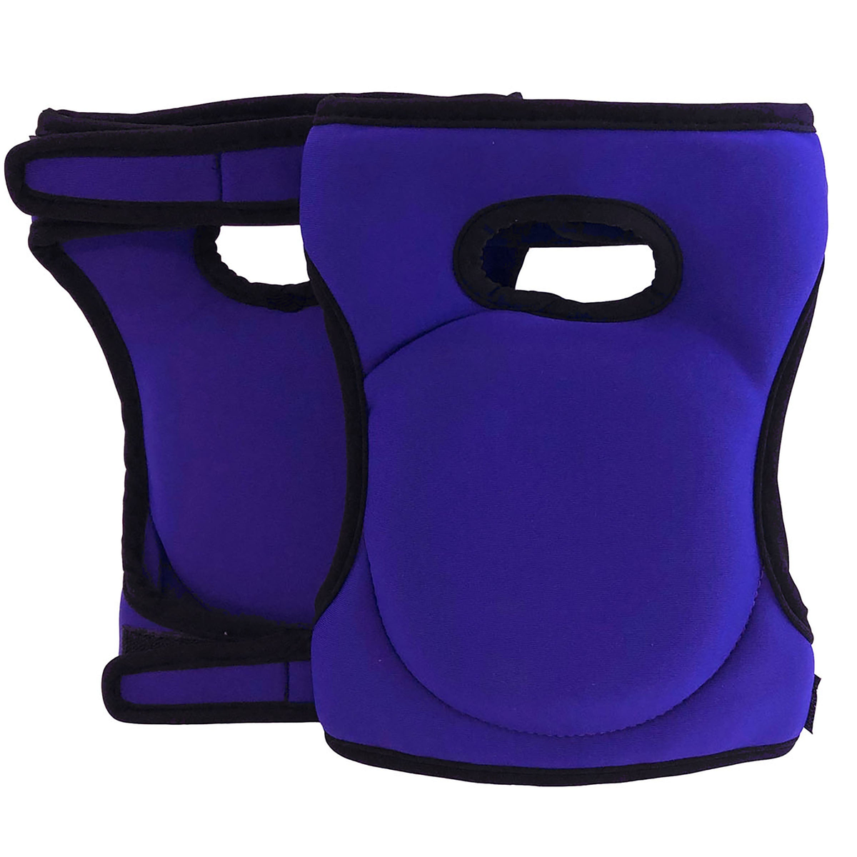 Violet memory foam knee pads with waterproof neoprene cover, 10&quot;H x 7&quot;W