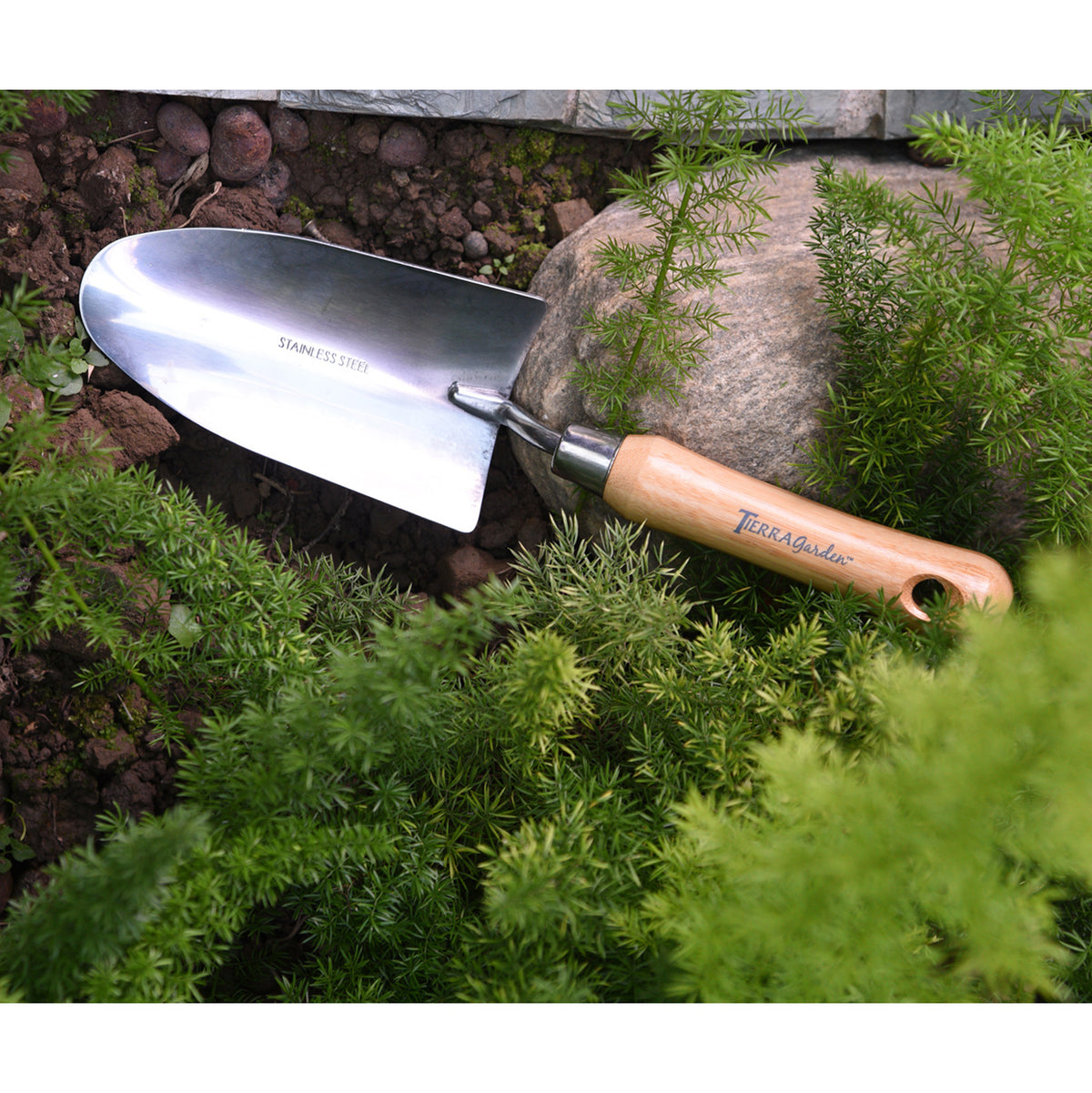 Stainless Steel Trowel with Bamboo Handle - Garden Your Way 