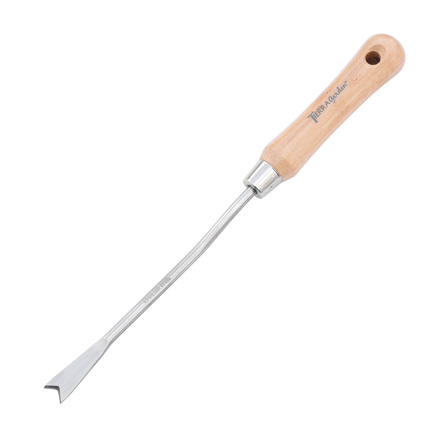 Stainless Steel Weeder with Bamboo Handle - Garden Your Way 