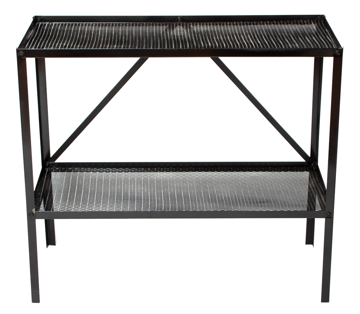 Rootrainer Racking Station with metal frame for Haxnicks Rootrainers, space-saving plant care solution.